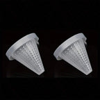2Pcs Fish Feeding Aquarium Clear Feeder Aquarium Fish Aquarium Nematode Live Blood Worms Plastic Conical Cup Basket Feeder