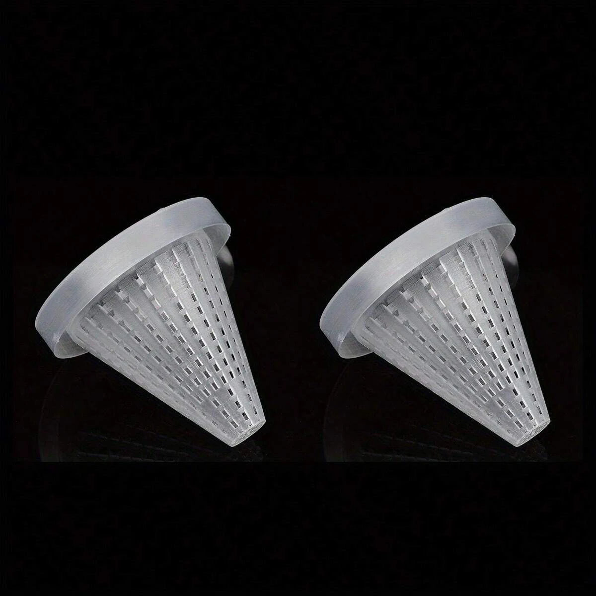 2Pcs Fish Feeding Aquarium Clear Feeder Aquarium Fish Aquarium Nematode Live Blood Worms Plastic Conical Cup Basket Feeder