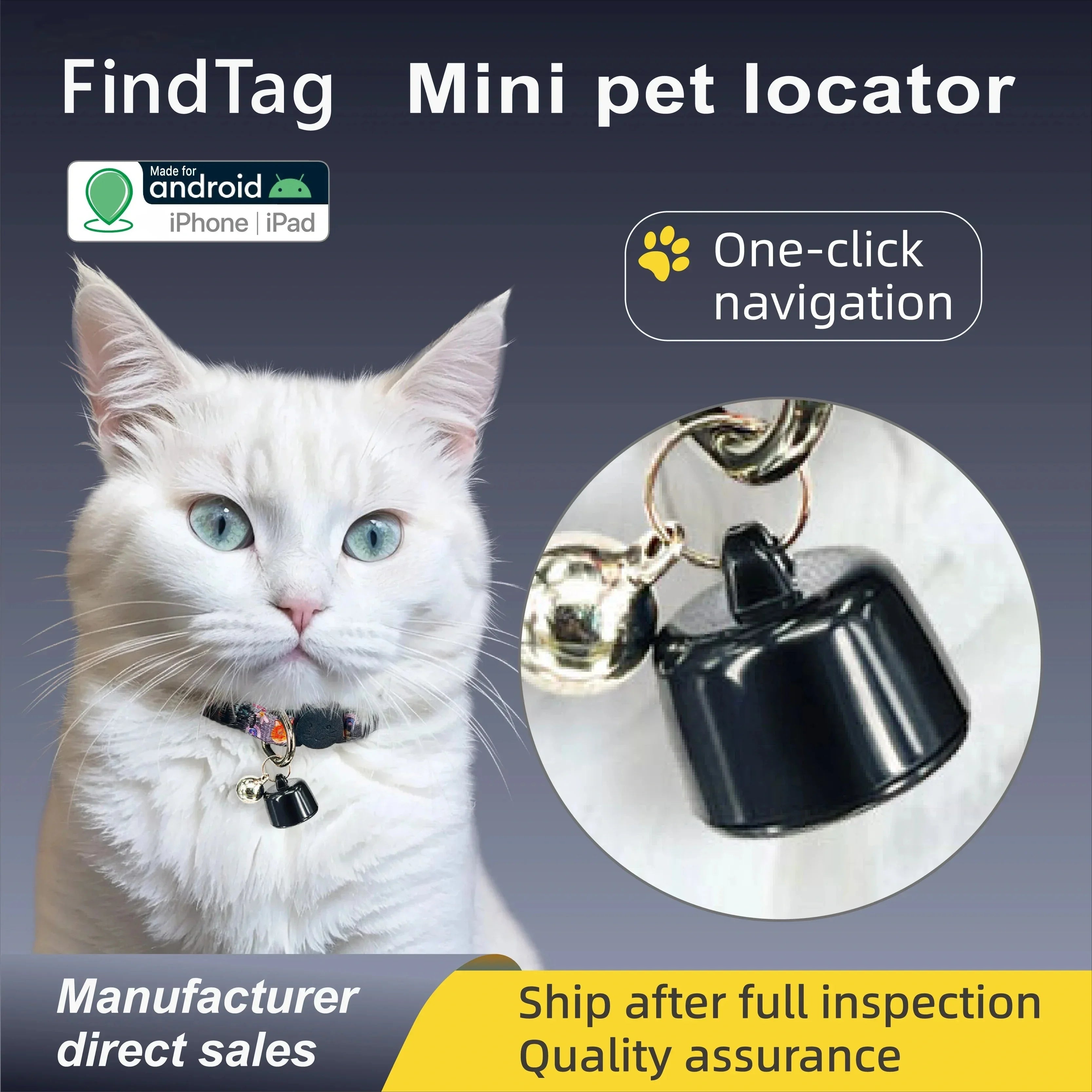 Mini Waterproof GPS Pet Locator for Birds, Pigeons, Dogs & Cats - Real-Time Global Positioning Tracker