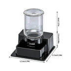 Automatic Reptile Water Dish Reusable Container Creative Feeder Station Ornament Drinking Tool for Snakes Tortoise Geckos