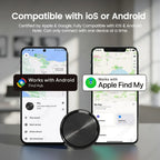 Dual System iOS & Android GPS Smart Tag - Vehicle, Pet & Child Anti-Loss Locator with Google Find Hub