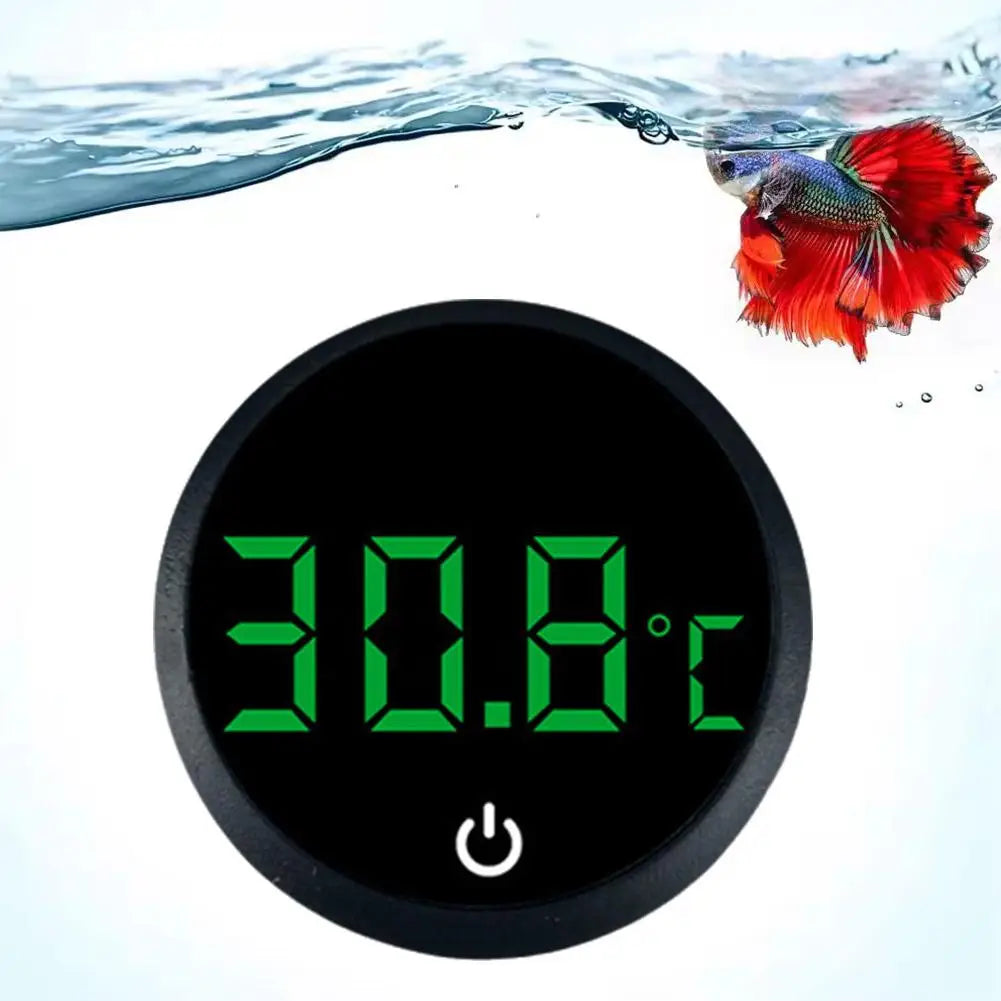 Cordless Digital Aquarium Thermometer LED Display Electronic Fish Tank Water Temperature Measurement Control Temp Meter Gauge