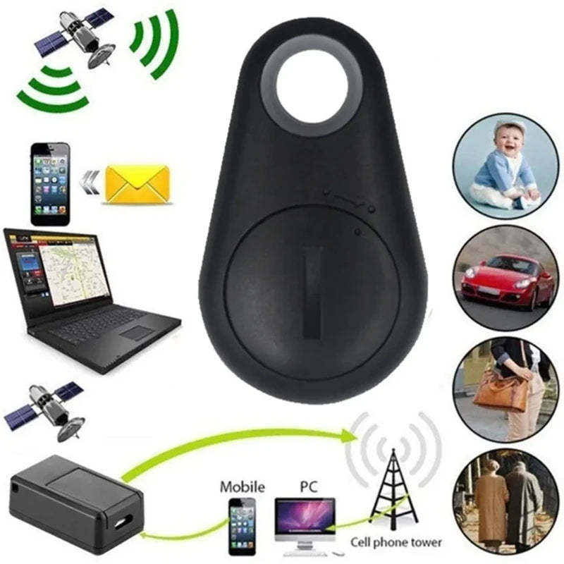 Mini Fashion Bluetooth 4.0 Smart Tracker - Anti-Loss Alarm Locator for Dogs, Kids, Bags, Wallets & Keys