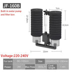 220V 50Hz Aquarium Filter Electric Power Filter Biochemical Sponge Silence Submersible Bio Media Balls Fish Tank Accessories