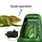 110V/220V Reptile Drinking Water Filter Fountain Green Feeding Chameleon Lizard ABS Dispenser Humidifier Reptiles Supplies