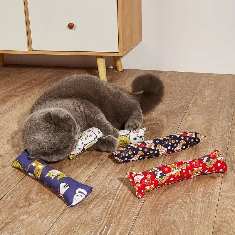 Catnip Stuffed Pillow Toy for Cats