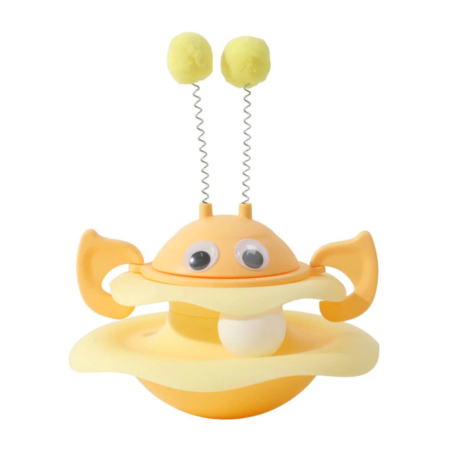 Little Bee Tumbler Turntable Cat Teaser Toy — Self-Righting Interactive Spinning Artifact