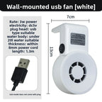 Mini USB Aquarium Cooling Fan (5V, 3W, Speed Regulation, Fish Tank Temperature Control)