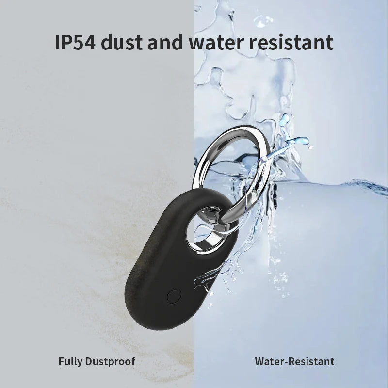 Bluetooth Smart Tag GPS Tracker for Apple Find My - IP54 Dust & Water Resistant Silicone Shell for Keys, Bags & Pets