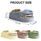 Healthiness Pet Water Station Suit Wireless Cats Water Fountains Big Capacity B03D