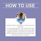 Yegbong Pet Tooth Cleaning Water Lasting Brigtening Deep Clean Bad Breath Prevent Dental Keep Deodorant Pet Oral Cleanse Liquids