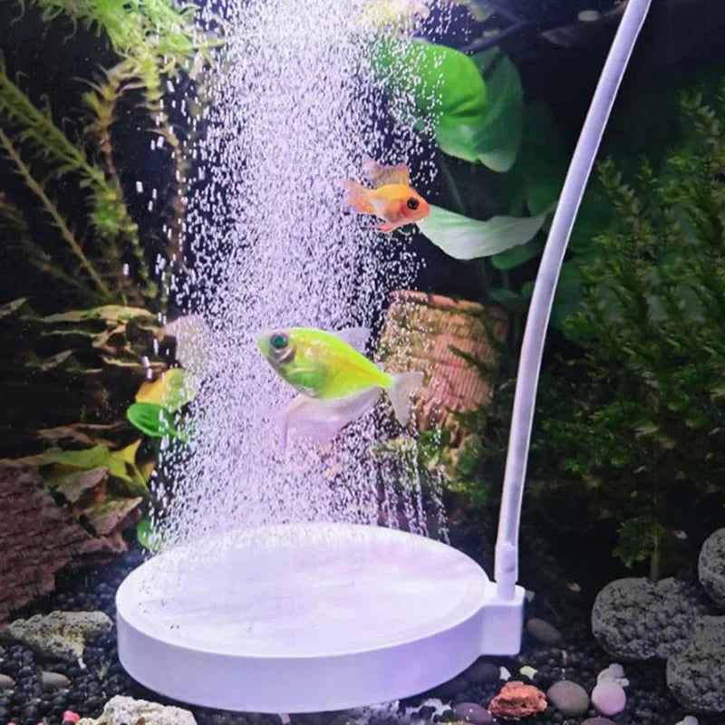 Nano Aquarium Air Stone Aerator (35–100mm, Fine Bubble Oxygen Disk, Fish Tank 1–2pcs)