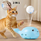USB-Powered Floating Ball Cat Toy — Portable Electric Interactive Cartoon Training Toy for Cats