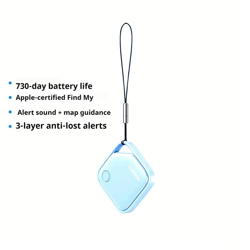 UGREEN Smart Bluetooth Tracker with 2-Year Battery for Keys & Phones - Apple Find My Compatible (iOS)