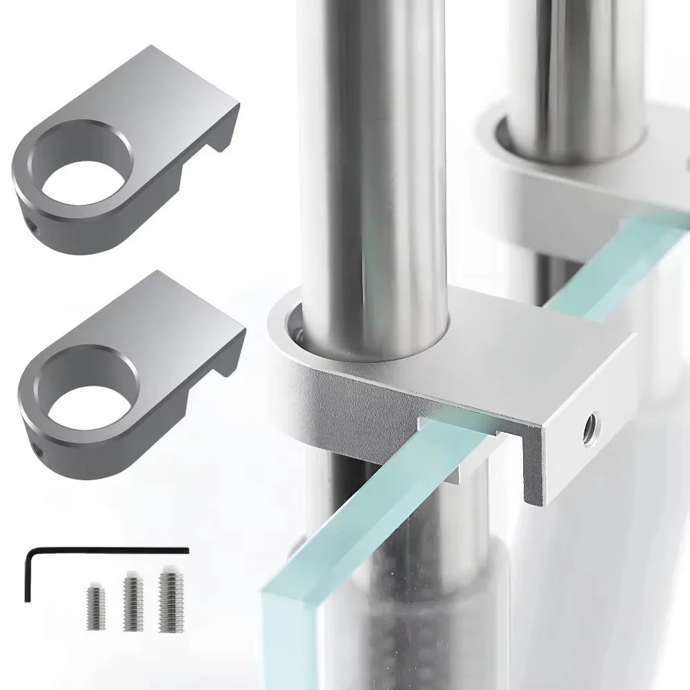 Aluminum Alloy Aquarium Water Tube Holder (Portable Pipe Hose Bracket, Fixed Clip Mount)
