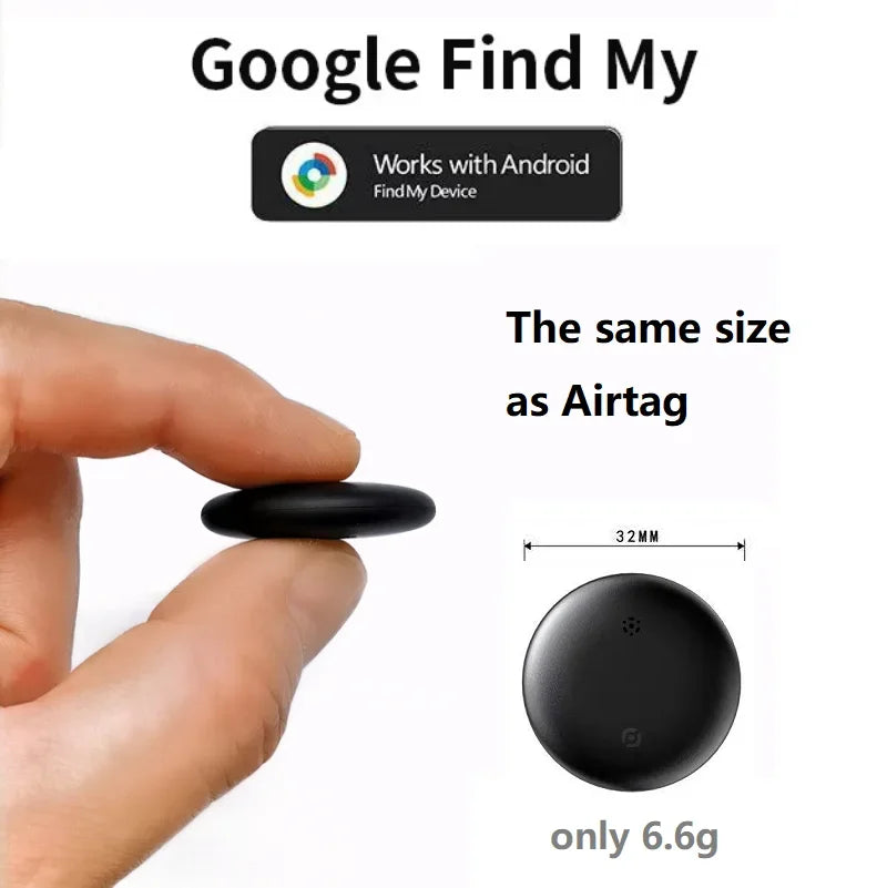 Universal GPS Smart Finder for iOS & Android - AirTag Replacement Global Locator for Cars, Kids & Pets