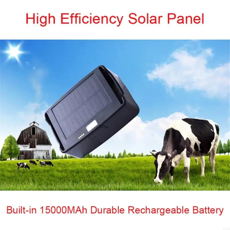 KX4B Solar-Powered GPS Anti-Loss Tracker for Farm Animals & Pets - 15,000mAh Easy App Locator
