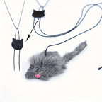 Adjustable Hanging Mouse Cat Toy (2-Pack)
