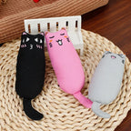 Crinkle Catnip Kicker Toy for Cats