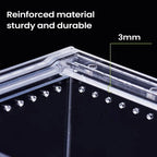 Spider Enclosure Transparent Reptile Terrarium Tank Habitat with Ventilation for Tarantula Gecko Snake Frog Scorpion Lizard