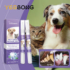 YEGBONG 2PCS Pet Oral Care Gel Bad Breath Freshening Tartar Control Gentle Cleaning Vet Recommended for Dogs Cats All Breeds