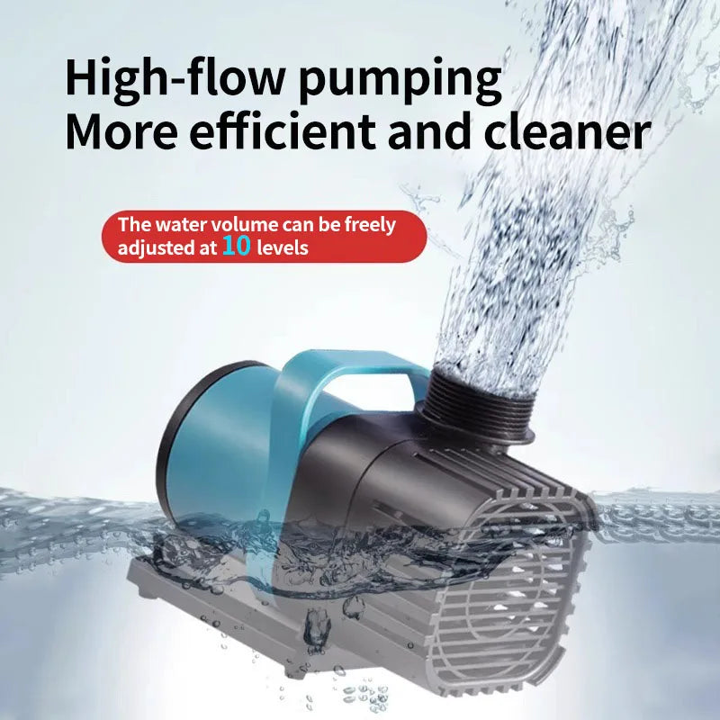 Ultra-Quiet AC220V Submersible Aquarium Pump (Circulation, Filtration, Oxygenation)
