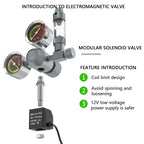 ZRDR Aquarium CO2 Regulator (Solenoid Valve, Bubble Counter, Planted Tank)