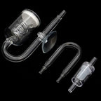 Glass/Acrylic Co2 Diffuser Aquarium Spiral Carbon Dioxide Atomizer Diffuser with Suction Cup for Aquarium Fish Tank Accessories