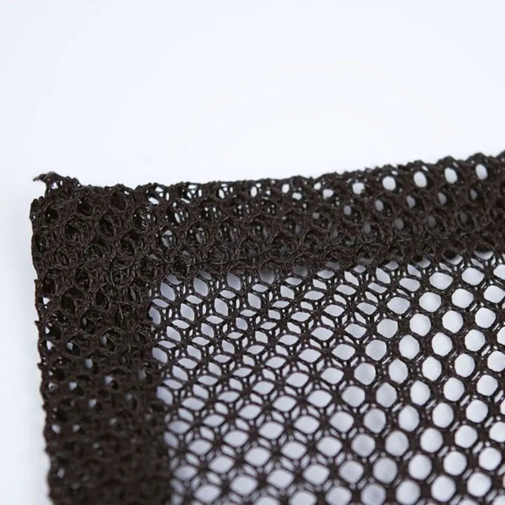 Reusable Aquarium Filter Net Bags (Black Nylon Mesh, Zip Closure, Pond & Tank Media)