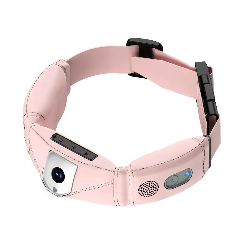 4G 4K Smart Pet Collar GPS Tracker & Camera with AI Voice Commands, Health Alerts & IP67 Waterproof