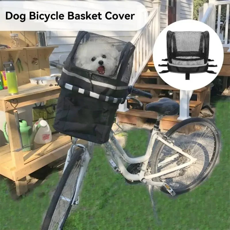 Lightweight Polyester Dog Bike Safety Top (Reflective, Breathable)