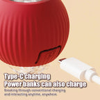 Smart Auto-Rolling Ball Cat Toy with Mouse Tail — Rechargeable Electric Training & Chase Toy