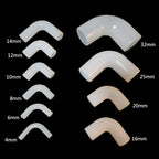 Soft Silicone Aquarium Elbow Connector (Flexible Joint, Hard Tube Adapter, Filter Hose)