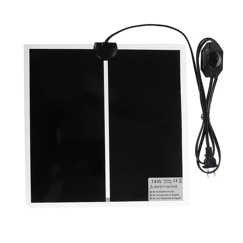 110V 5W-20W Heating Warm Pad Adjustable Temperature Controller Incubator Mat Tools Terrarium Reptiles Heat Mat for Climbing Pet