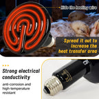 Pet Reptile Far Infrared Ceramic Heating Lamp 110V/220V Heat Emitter Light Bulb 25W 50W 75W 100W 150W 200W Animal Hatch Heating