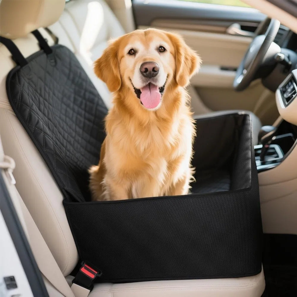 Pet Carrying Nest Scratch Proof Dog Auto Seat Non-Slip Durable Pet Seat Cover Waterproof Portable Pet Travel Mat Travel