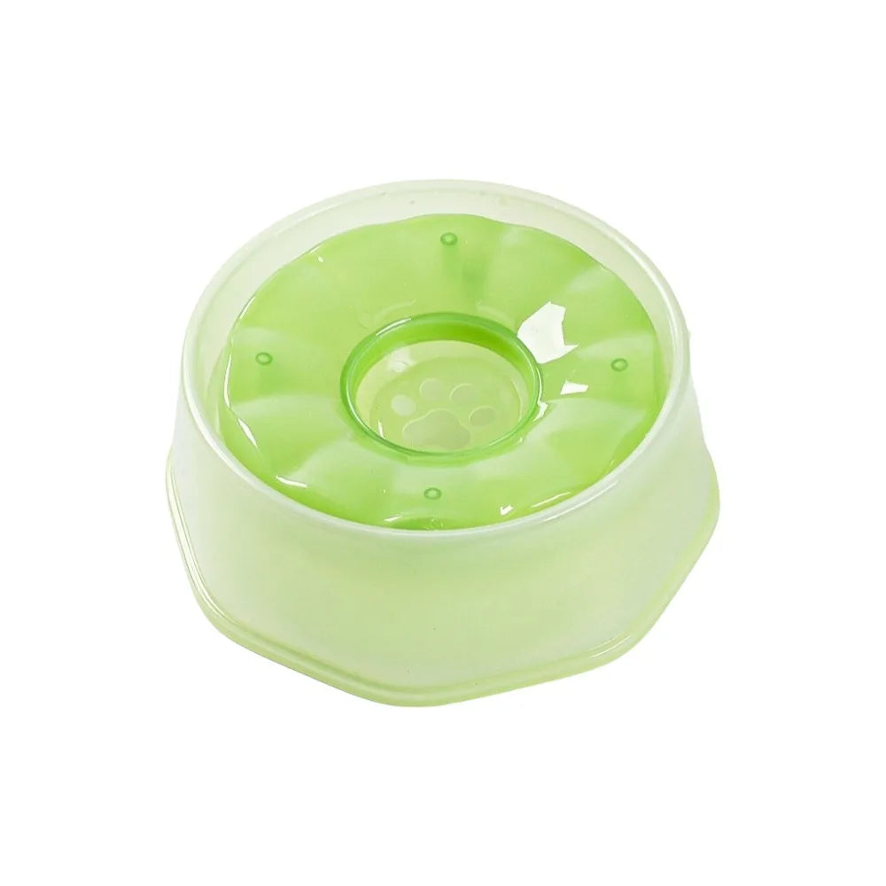 Plastic Pet Floating Water Bowl Large Capacity Spill Proof Pet Water Dispenser Anti-Splash No Wet Mouth Dog Drinking Bowl