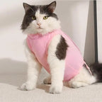 Adjustable Cat & Dog Surgery Recovery Suit — Anti-Lick Wound Healing Vest Bodysuit
