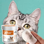 130pcs Eye Wipe For Dogs Cats,Pet Ear Cleaner Wipe Cleaning Tear Stains Dirts Earwax Wet Wipe,Tear Stain Remover Cleaner Pads