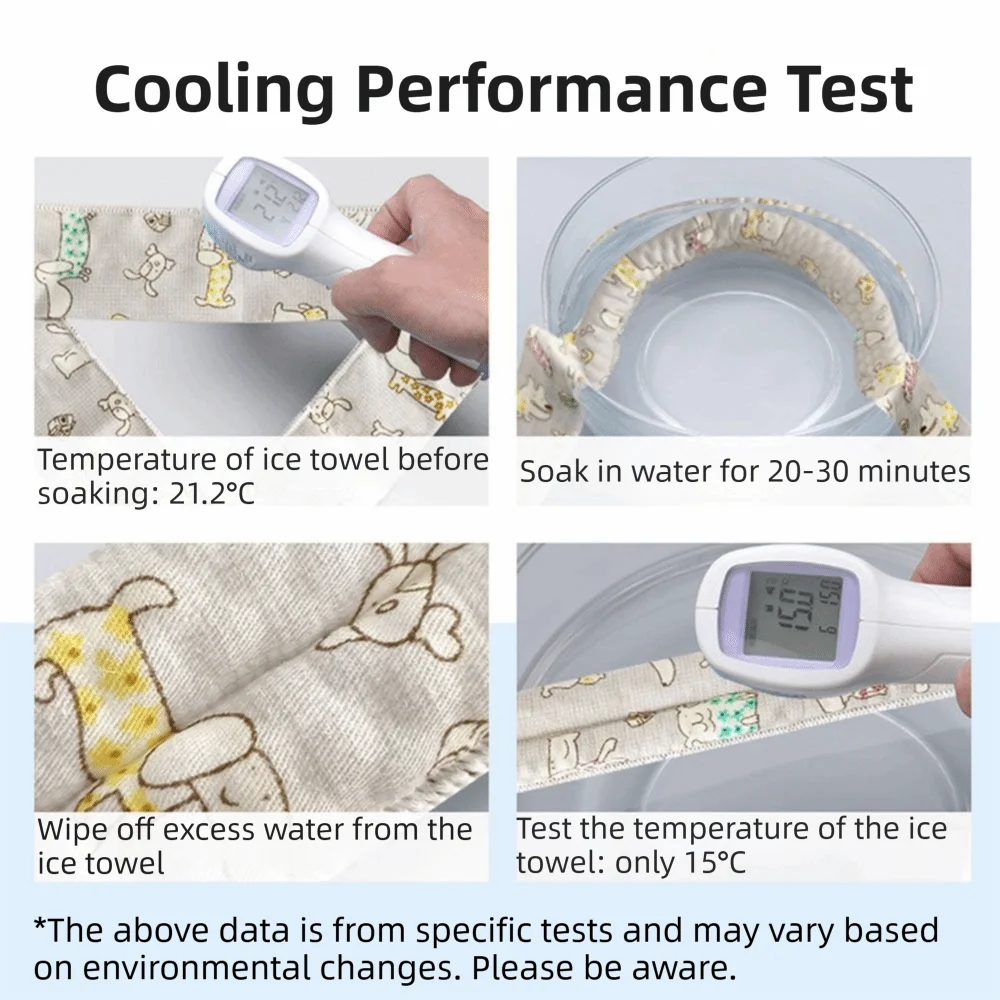 Pet Cooling Ice Scarf 2-Pack (Reusable, Fast-Cooling, Adjustable)