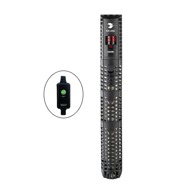 Aquarium Submersible Heater with Thermostat (50–500W, 220V EU Plug)