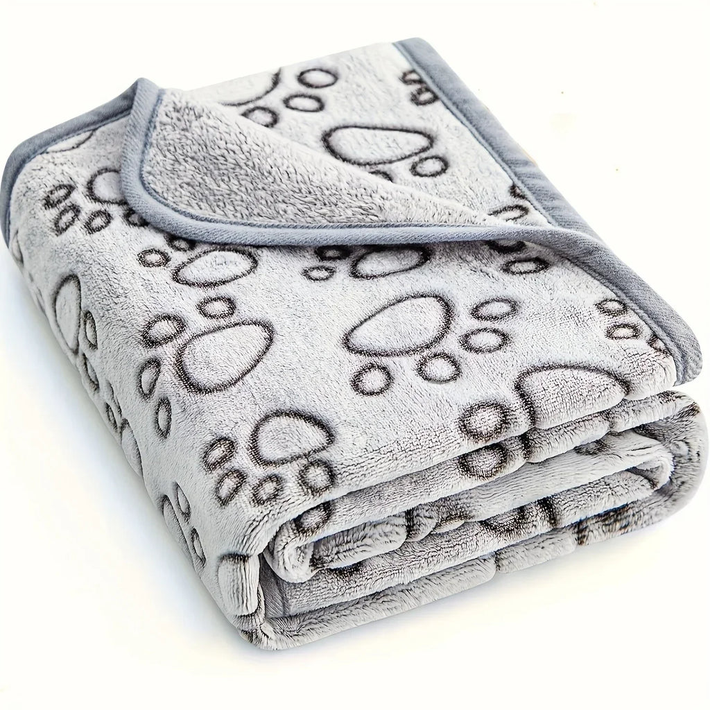 Cat Dogs puppy Bath Towel,Soft Fluffy High Quality Pet Blanket, Cute Cartoon Pattern Pet Mat Warm and Comfortable Blanket