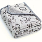 Cat Dogs puppy Bath Towel,Soft Fluffy High Quality Pet Blanket, Cute Cartoon Pattern Pet Mat Warm and Comfortable Blanket