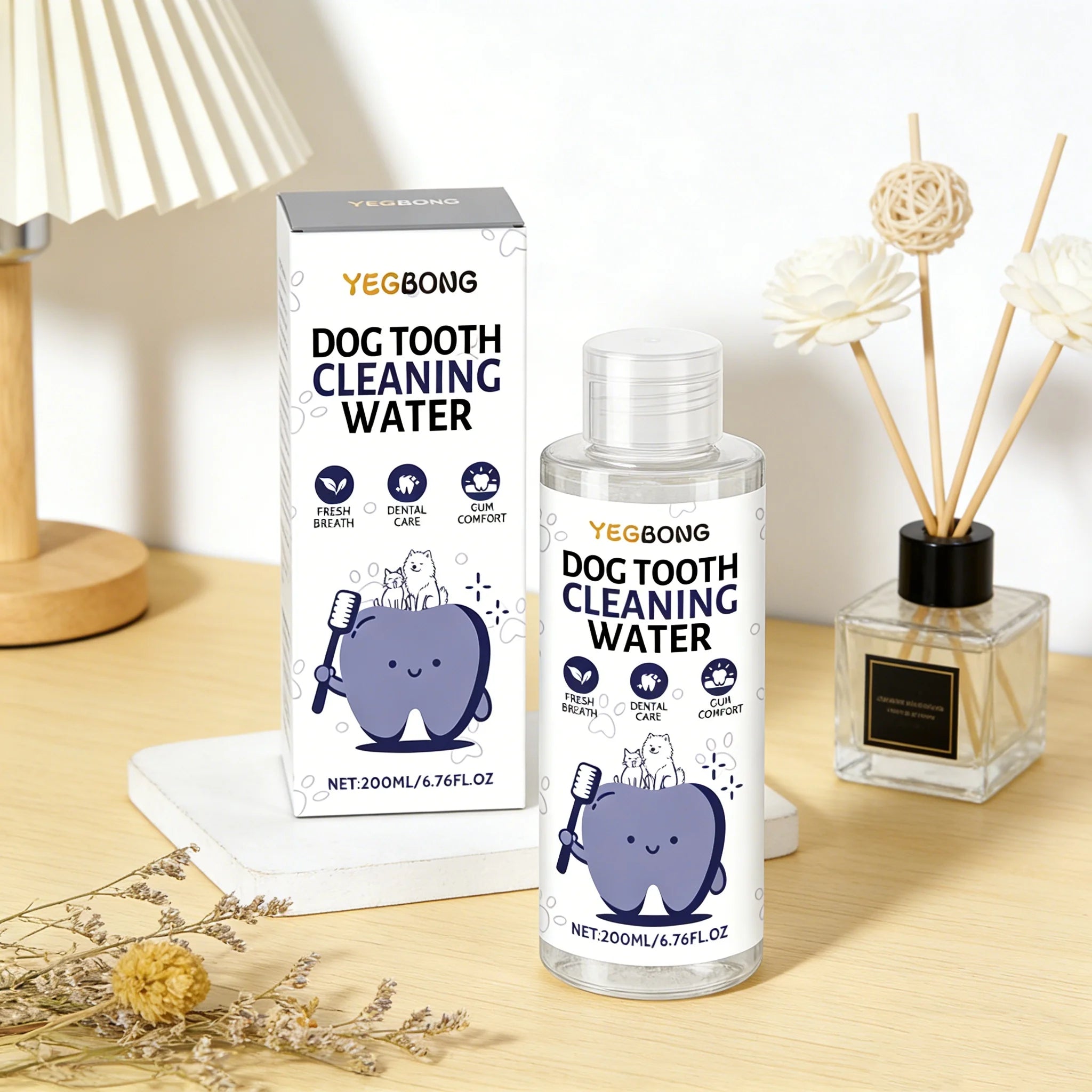 Yegbong Pet Tooth Cleaning Water Lasting Brigtening Deep Clean Bad Breath Prevent Dental Keep Deodorant Pet Oral Cleanse Liquids