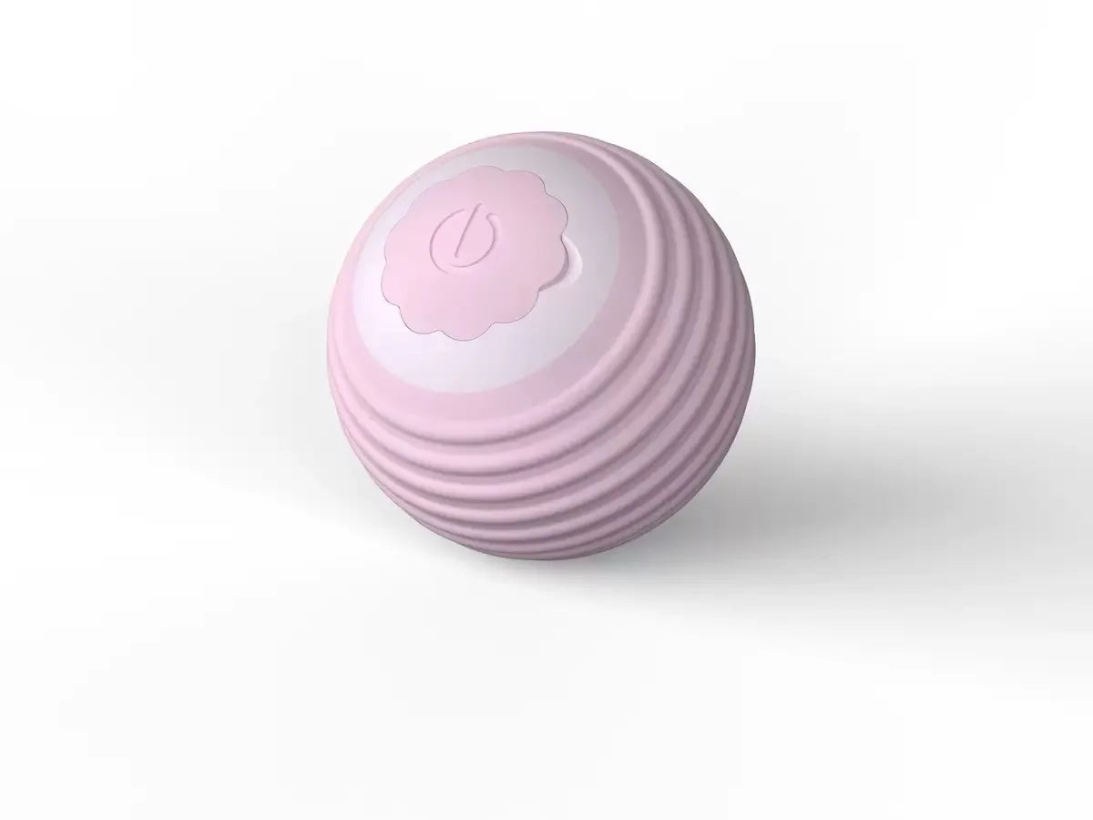 Auto Bouncing Ball Cat Toy with Rope — Type-C Rechargeable Motion-Activated 3-Mode Interactive Toy