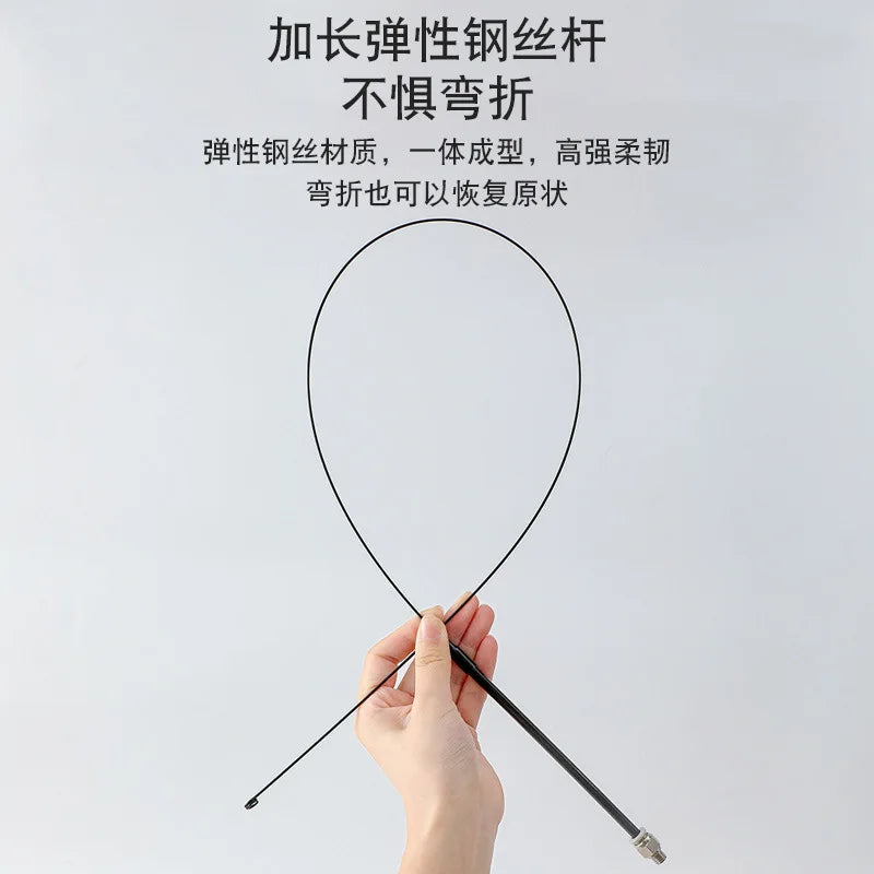 Hanging Telescoping Feather Rope Cat Toy — Simulation Scratch & Play Interactive Kitten Toy