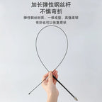 Hanging Telescoping Feather Rope Cat Toy — Simulation Scratch & Play Interactive Kitten Toy