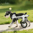 Pet Dog Wheelchair Cart Adjustable Pet Mobility Aid with Wheels Disabled Cat Dog Rehabilitation Walking Mobility Aid Pet Bracket