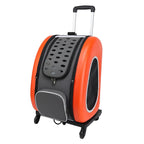 2026 Breathable Pet Suitcase & Cat Backpack, Foldable Portable Outdoor Pet Bag, Multi-Functional Carrying Dog Carrier