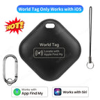 Smart iTag GPS Tracker with Keychain for Apple Find My App - Anti-Loss Locator for Pets, Cars, Kids & Keys (iOS)